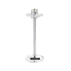 Isaac Jacobs Clear Acrylic Necklace Holder (12 Rotating Hooks) – Hanging Chain Organizer, Sleek & Sturdy Stand for Jewelry – Storage Solution- Bedroom- Bathroom - Countertop - Nightstand - size: 12 Hooks Rotating