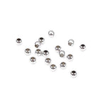 BEADIA Stainless Steel Spacer Beads 5x4mm Round Loose Charm Caps Beads for DIY Jewelry Making 100pcs with 2.5mm Hole - color: 5x4mm 2.5mm