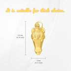 14K Yellow Gold Jewelry Clasp Necklace Extender Clasp Bracelet Extension Connector for DIY Necklace Bracelet Anklet Jewelry Making, 14K Gold Clasp for DIY Jewelry Making (Style 14) - style: Style 14
