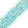 6mm Brazilian Amazonite Faceted Gemstone Round Loose Beads Strand 15.5-16" DIY Jewelry Making - color: Brazilian Amazonite