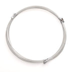 BEADIA Silver Plated Wire 0.6mm 5 Meters Bead Cord for Bracelet Necklace Charm Beading Jewelry Making Findings - size: 0.6mm, style: Silver