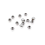 BEADIA Stainless Steel Spacer Beads 6x5mm Round Loose Charm Caps Beads for DIY Jewelry Making 100pcs with 2.5mm Hole - color: 6x5mm 2.5mm