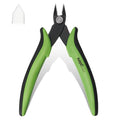 KATA Micro Flush Cutters, 5-inch Precision Wire Cutter, Anti-Slip Side Cutting Pliers for Electronics, Zip Ties, Copper Wire - color: 1pc