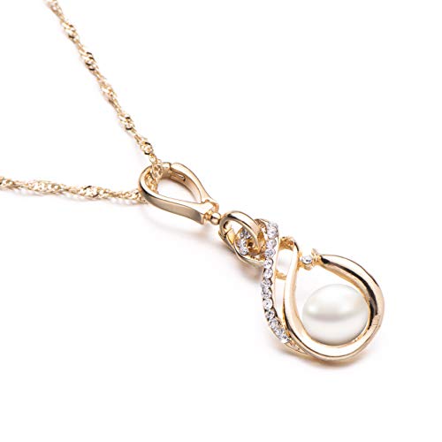 Zpsolution Double Open Pendant Clasp Connectors Bails for Necklace, Charm Holder for Necklace 6pcs Gold