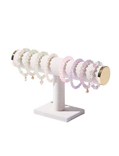 Bracelet Holder Stand,Bracelet Organizer Display for Selling,Bangle Organizer for Women,Watch Storage Holder for Men,Jewelry Business Supplies (Beige + metal lid) - style: Style 1 （Beige 1 Tier ）
