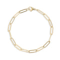 Destin Jewelry Paperclip Chain Necklace for Women, Waterproof 18K Gold Plated Stainless Steel, Hypoallergenic, Adjustable Layering Chain, Tarnish-Resistant, 2.5–6.5mm - color: 18K Yellow Gold Plated Stainless Steel, size: 7", style: 2.5 MM
