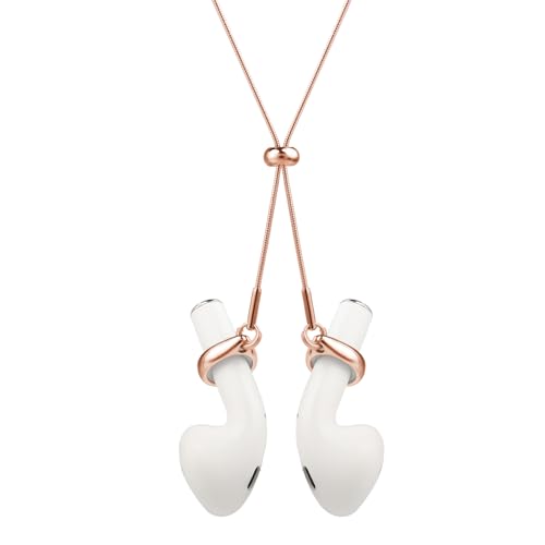 Earphone Cord Strap for Airpod Chain Holder Lanyard String Compatible with Airpods 3rd 2nd Generation Pro 3 2 1 - color: Rose Gold
