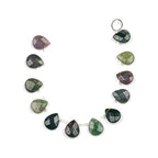 Cherry Blossom Beads Fancy Jasper Beads 12x15mm Faceted Top-Drilled Teardrop - 12 pcs/ 8 Inch Strand - color: Fancy Jasper