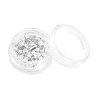 BEADIA Silver Plated Cube Spacer Beads Right Angle 3x3mm 50pcs for Jewelry Making Findings Non Tarnish - color: Silver, size: 3x3mm Right Angle Cube