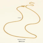 Cadikez 24PCS Gold Curb Chain Necklace Bulk, 1.5mm 18inch 18K Gold PVD Plated Stainless Steel Finished Flat Twisted Link Chains for Necklace Jewelry Making - color: 1.5mm Gold Color
