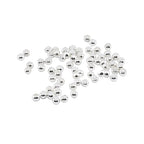 Beadalon Crimp Beads, Size #1, Silver Plated, 1.5 g, Approx. 100 pc - color: Silver, size: Size #1, 100 pc
