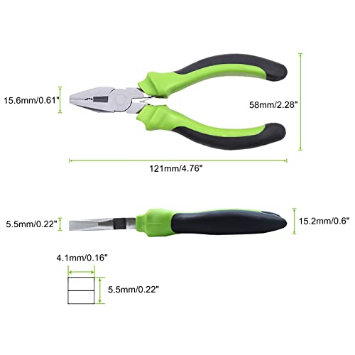 SPEEDWOX Mini Lineman's Pliers - 5 Inch Combination Pliers with Wire Cutters for Jewelry Making, Beading, Hobby Work & DIY - style: Lineman's Pliers