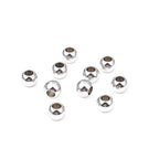 BEADIA Stainless Steel Spacer Beads 10x8mm Round Loose Charm Caps Beads for DIY Jewelry Making 20pcs with 4.5mm Hole - color: 10x8mm 4.5mm