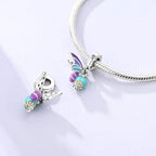 LAZA Charms for Bracelets 925 Sterling Silver Butterfly Summer Travel Ocean Lucky Charm Beads Pendant Jewelry for Women Mom - color: Bulb Bees