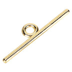 100 Pack Jewelry Clasp, Gold Bracelet Clasps Sets Alloy Toggle Jewelry Clasp Sets DIY Crafts Making Supplies Easy to Operate Toggle Connectors for Bracelet Jewelry Making