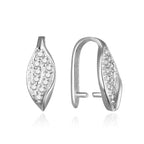5pcs Adabele Authentic 925 Sterling Silver 13mm Leaf Design Pendant Clasp Pinch Bails Cubic Zirconia Clip Tarnish Resistant for DIY Craft Jewelry Making SS204-3 - size: 13mm Leaf Design Pinch Bail with CZ