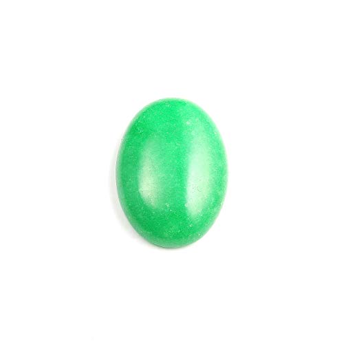 Natural Stone Cabochon Beads, 20 Pieces Oval 18x25mm Crystal Quartz Random Color for Jewelry DIY - size: 18x25mm