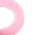 RayLineDo® 48Pcs 8mm Natural Pink Jade Stone Round Beads Loose Beads Wholesale for Jewelry Making - color: Pink Jade, size: 8mm