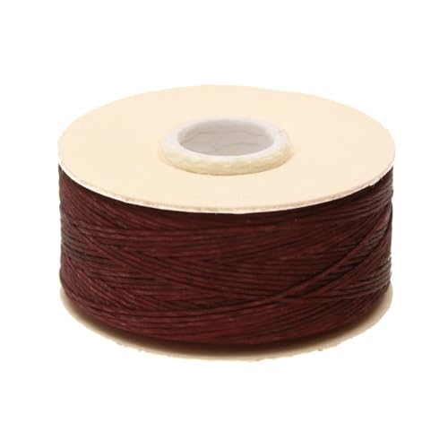 The Beadsmith Nymo Thread – 10-Pack Burgundy Color – Size D, .30mm Diameter, 64 Yard/58.5 Meter Spool – Made of Nylon – Bead Embroidery & Weaving, Off Loom & Loom Work and DIY Craft Projects - size: Size D, 64 Yards, style: Burgundy