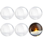Clear Glass Cabochon 2Inch Round Dome Cabochons 15PCS Transparent Glass Cabochons with Flat Backs Glass Dome for DIY Crafts Photo Pendant Jewelry Making (50MM,15PCS) - size: 50MM,15PCS