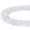 LAIDANLA Clear Quartz 6mm Natural Stone Beads Round Loose Gemstone Stone Beads for DIY Bracelet Necklace Earrings Jewelry Making Polishing Genuine Real Beading Crystal 96PCS 2 Strand 32" - color: V-Clear Quartz, size: 6mm