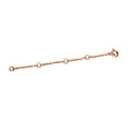 14K Solid Gold Chain Necklace Extender 2-3-4 Inch, Durable Adjustable Gold Chain Extender for Gold Necklace Bracelet - color: Rose Gold