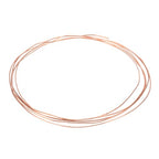 PATIKIL 99.9% Pure Copper Wire for Jewelry Making, 20 Gauge (0.8mm) Copper Craft Wire 4.9 Feet Beading Jewelry Making Supplies for Crafting Wreath Electroculture Gardening - size: 20 Gauge x 4.9 Feet