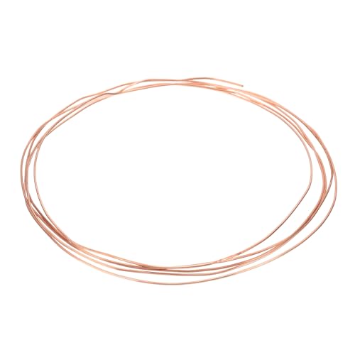 PATIKIL 99.9% Pure Copper Wire for Jewelry Making, 20 Gauge (0.8mm) Copper Craft Wire 4.9 Feet Beading Jewelry Making Supplies for Crafting Wreath Electroculture Gardening - size: 20 Gauge x 4.9 Feet