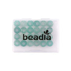 BEADIA Natural Green Aventurine Rondelle Stone with Large Hole (4mm) Loose Semi Gemstone Beads for Jewelry Making 10mmx4mm 24pcs - color: Green Aventurine, size: 10mm x 4mm