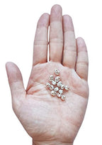 20pcs 925 Sterling Silver Open Crimp Bead Covers, 5MM, By CRAFT WIRE - color: 925 Sterling Silver, size: 5MM