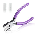 SPEEDWOX 5.5-Inch Double Nylon Flat Jaw Pliers for Jewelry Making - Soft Jaw Pliers - style: Flat Nylon Jaw Pliers