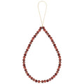Semi-Precious Gem Stones Beaded Phone Charm Cell Phone Lanyard Wrist Strap Handmade Natural Gemstone Phone Chain string - color: Goldstone