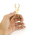 Hair Extension Tool Kit Microlink Pliers with Anti-slip Handle Hair Extension Beading Tool Hair Needle Pulling Hook Hair Styling Bead Closer and Remover Pliers - color: 2 Gold