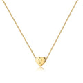 Turandoss Mothers Day Gifts for Mom Wife - Dainty 14K Gold Plated Heart Initial A-Z Pendant Letter Heart Necklace Birthday Mothers Day Gifts for Women Girls - style: V