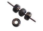 Miyuki Seed Bead 11/0 APX. 22 - g OP. Black Picasso Japanese Glass Seed Beads - color: Black Picasso