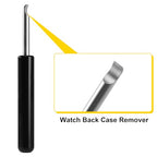 4 PCS Professional Watch Back Removal Tool，Pry Back Case Opener， Battery Replacement Set, Watch Repair Kits