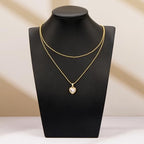 10 Pack Necklace Chains Bulk 18K Gold Plated Chain for Jewelry Making Bead Link Chains - color: Gold Bead