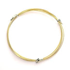 BEADIA 14K Gold Plated Wire 1.0mm 2 Meters Bead Cord for Bracelet Necklace Charm Beading Jewelry Making Findings - size: 1.0mm, style: 14K Gold