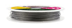 Mandala Crafts 49 Strand Beading Wire for Jewelry Making - 98 FT 25 Gauge Stainless Steel Braided Tiger Tail Wire for Bead Stringing - size: 49 Strands 25 Gauge 0.45MM 98FT