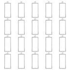 Oubaka Open Bezels for Resin Jewelry Making,50pcs Open Back Bezel Pendants Open Frame Pendant Geometric Hollow Frame Pendant for Pressed Flower,DIY Resin Earrings Necklace(White K) - color: White K;Rectangle;Style A
