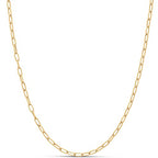 Amazon Essentials 14K Gold Plated Paperclip Chain Necklace - color: Yellow Gold, size: 20"