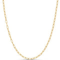 Amazon Essentials 14K Gold Plated Paperclip Chain Necklace - color: Yellow Gold, size: 24"