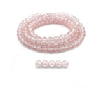 DandS ltd Crackle Lampwork Glass Beads for Jewelry Making, Blush Pink, Vibrant DIY Bracelets, Necklaces, Earrings, Beading Supplies & Craft Kits for Handmade Jewelry, 80pcs 0.39 inch (10mm), #J280-10 - color: Blush Pink