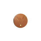 Aisansty Dainty Layered Choker Necklaces Handmade Coin Tube Star Pearl Pendant Multilayer Adjustable Layering Chain Gold Plated Necklaces Set for Women - color: Gold, style: Gold Pearl&Disc