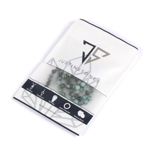 6mm African Turquoise Faceted Gemstone Round Loose Beads Strand 15.5-16" DIY Jewelry Making - color: African Turquoise