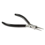 The Beadsmith Round Nose Pliers – Extra Fine Tips – 4.5 inches (114mm) – PVC Grip Handle with Double Leaf Springs – Jewelry Making Tool for Creating Bracelets, Earrings and Necklaces