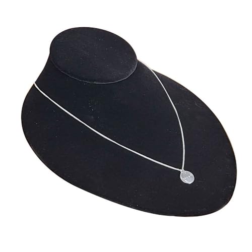 2 Black Velvet Low Profile Jewelry Necklace/Chain/Choker Display Stand ~ Sold in Packs of 2