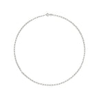 Amazon Essentials 14K Gold Plated Paperclip Chain Necklace - color: Silver, size: 20"