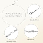 12 Pack Silver Stainless Steel Chain Bulk Necklace Craft Jewelry Necklace Chain for Women Men - color: Silver Flat S, size: 18 inches