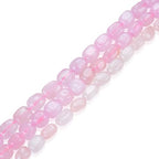 Adabele 15 Inch Natural Pink Rose Quartz Pink Crystal Gemstone Tumbled Round Nugget Loose Beads 10mm-13mm Gem Stone Spacer for Craft Jewelry Making GZ4-1 - color: Rose Quartz, size: 15 Inch/1 Strand